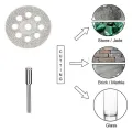 61Pcs Mini Circular Saw Blade Set Resin Cut-Off Wheels Disc Diamond Cutting Blade Metal Cutter Power Tool. 
