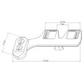 Non-Electric Mechanical Bidet Toilet Seat Adjutable Fresh Water Spray Attachment. 