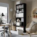 VTEC FURNITURE Modern 6 Tier Open Bookcase and Bookshelf / Freestanding Display Storage Shelves Tall Bookshelf Bookcase for Bedroom / Living Room and Office. 