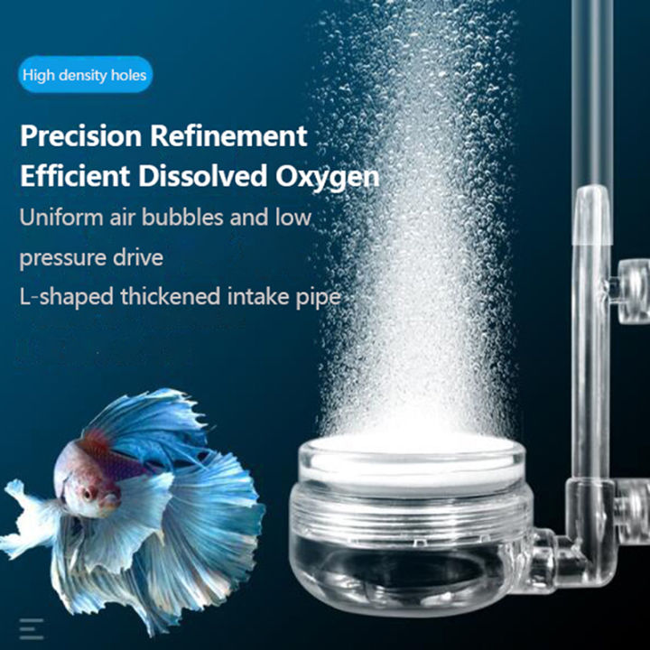 1Pc Aquarium Atomizer Transparent CO2 Diffuser Purifier Integrated PC Material Special Ceramic Plate Fish Tank CO2 Atomizer AITENG