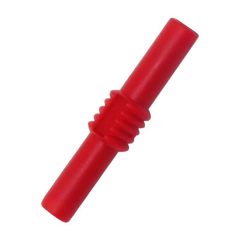 thumbnail image 2 of Cleqee P7023 10pcs 4mm Female To Female Banana Socket Adapter Extension Insulated Banana Plug Coupler 2 of 9