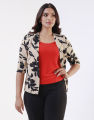 Spring & Summer Printed Over Coat Top with ¾ Sleeves. 