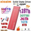 For Xiaomi New 128TB 2TB SSD Hard Drive 16TB 8TB 4TB SSD High Speed External Hard Drive M.2 Drive USB 3.1 Interface Mass Storage. 