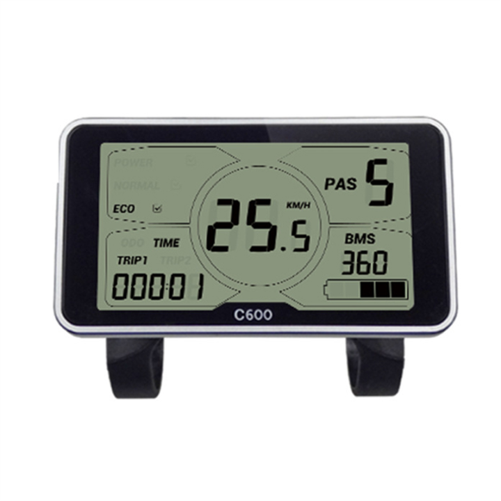 5S%20Protocol%2024V%2036V%2048V%20LCD%20C600%20Big%204%20Inch%20Big%20Screen%20Electric%20Bicycle%20Display%20with%20Waterproof%20Connector%20-%20Image%205