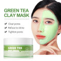 SADOER Ginger Green Tea Mud Masks Face Moisturizing Hydrating Brightening Remove Blackhead Face Mask Facial Masks Clay Skin Care. 