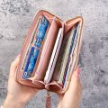 PU Leather Women Wallet Fashion Zipper Wallets Womens Long Purses Handbags Coin Purse Cards Holder. 