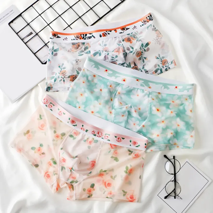 Ethereon%20Men%20Underwear%20Men's%20Ultrathin%20Mesh%20Printed%20Quick-drying%20Boxers%20Plus%20Size%20S%20p%20Shorts%20for%20Summer%20Moisture-wicking%20Homewear%20Underpants%20Men%20Underpants%20-%20Image%204