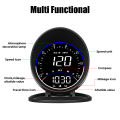 NEW 【Too much love!】G6 Y03 Hud Car Head Up Display Speedometer Rpm Mph Gauge Digital Clock Altitude Meter Mileage Speed Test With Ambient Lights. 