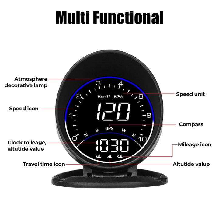 NEW%20%E3%80%90Too%20much%20love!%E3%80%91G6%20Y03%20Hud%20Car%20Head%20Up%20Display%20Speedometer%20Rpm%20Mph%20Gauge%20Digital%20Clock%20Altitude%20Meter%20Mileage%20Speed%20Test%20With%20Ambient%20Lights%20-%20Image%204