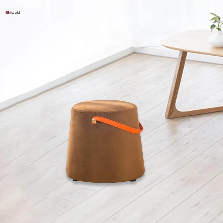 Portable%20Round%20Ottoman%20Footstool%20Pouf%20with%20Handle%20Sofa%20Tea%20Stool%20for%20Bedroom%20-%20Image%203