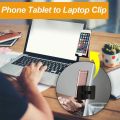 Computer Screen Side Phone Holder Clip On For Laptop Or Desktop Creative Mobile Phone Stand For Laptop. 