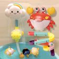 Baby Bath Toys, Bathing Cute Swimming Water Spraying Clouds Flowers Shower Bath Toy For Kids swimming pool Water Playing Toy. 