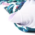 Muses Mall Women Monokini Swimsuit Halter One-piece Swimsuit with Tummy Control for Women High Waisted Backless Bathing Suit in Patchwork Colors Lightweight Monokini. 