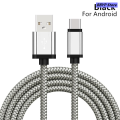 BBYP 【happy one】1/2/3Meter Android USB Charger 25cm Short Cabel Nylon New style Long Kabel for 9 Mix 4 Redmi Note 7 8 Pro Samsung 10 Plus. 