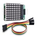 MAX7219 8x8 LED Dot Matrix Module 64 LEDs Red for Arduino. 