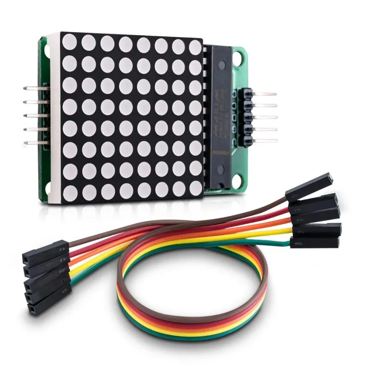 MAX7219%208x8%20LED%20Dot%20Matrix%20Module%2064%20LEDs%20Red%20for%20Arduino%20-%20Image%204
