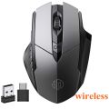 2.4G USB & Type-C Wireless Mouse 500mAh Ergonomic Rechargeable Home Silent Mice for Laptop Desktop Computer Mac. 