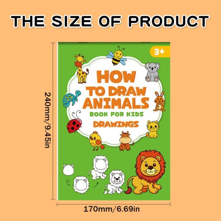 Creative%20How%20to%20Draw%20Animals%20Animals%20Drawing%20Book%20Illustrated%20Tutorials%20Painting%20Guide%20Figure%20Templates%20Painting%20Book%20Step-by-Step%20Guide%20Early%20Educational%20Step-by-Step%20Drawing%20Book%20Classroom%20-%20Image%202