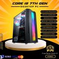 Core I5 7th Gen Gaming RGB Desktop PC 8GB Ram | 128GB SSD | 500GB HDD | 500W Gaming PSU | Student Computer. 