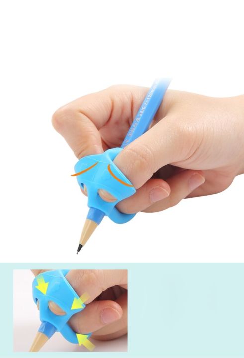 4pcs%20Children%20Writing%20Pencil%20Pan%20Holder%20Kids%20Learning%20Practise%20Silicone%20Pen%20Aid%20Grip%20Posture%20Correction%20Device%20for%20Students%20New%20-%20Image%204