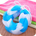 03 Pcs Soft Exfoliating Loofah Bath Shower Sponge Long Stretch Back Sponge with Rope Back Strap Body Skin Health Cleaning Tool. 