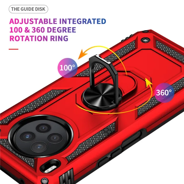 KEYSION%20Shockproof%20Armor%20Case%20for%20Honor%2050%20Lite%2020%209A%209S%20PC+%20Stand%20Phone%20Back%20Cover%20for%20Huawei%20Y7A%20Y9A%20Nova%208i%20Y60%20-%20Image%205