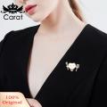 Carat Cute Cartoon Tooth Brooch Quirky Tooth-shaped Pin for Dental Professionals Enthusiasts Perfect Gift Idea Durable Tooth Element Badge. 