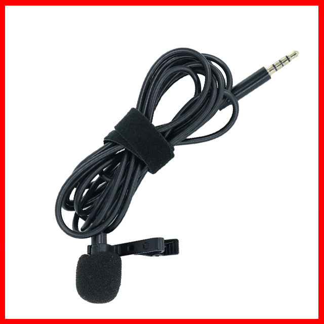 Mini Microphone 3.5mm Audio JACK With Lapel Clip Hands-free Omnidirectional Mic Easy Clip-on Perfect for Recording Live