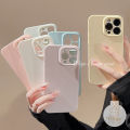 Olige Case For iPhone 13 12 11 Pro Max Korean Fashion Cream Shell Macaron Candy Colorful Straight Edge Lens Protector Soft Silicone Phone Case Back Cover. 