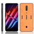 (New arrival) For ZTE nubia Red Magic 6/Red Magic 6 Pro Shockproof Sewing Cow Pattern Skin PC + PU + TPU Case. 