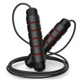 Jump Rope Speed Skipping Fitness Adjustable Exercise Boxing Gym Workout Black. 