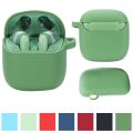 Earphones Pure Color Silicone Anti-fall Protective Case For JBL TUNE 220TWS. 