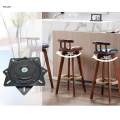 Bar Stool Swivel Replacement, Chair Swivel Base, Rotating Turntable Hardware Steel Seat Swivel Base, Bar Stool Swivel Mount Plate, for Table. 