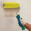 8inch Wall Paint Roller Brush Portable Sponge Painting Roller with Handle Home Room Decorative Wall Paint Painting Tools. 