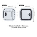 500x500mm Marine Access Hatch Heavy Duty UV Resistant Boat Deck Storage Compartment Hatch for RV Camper Parts. 