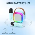 Kids Professional Microphones To Sing BT Sound Box Blootooth Mini Speaker Karaoke Machine Full Set Bluetooth Equipment For Home. 
