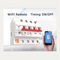 Trip switch 1 Piece Smart Circuit Breaker 80A WiFi Smart Circuit Breaker Automatic Switch Overload Short Circuit Protection (4P). 