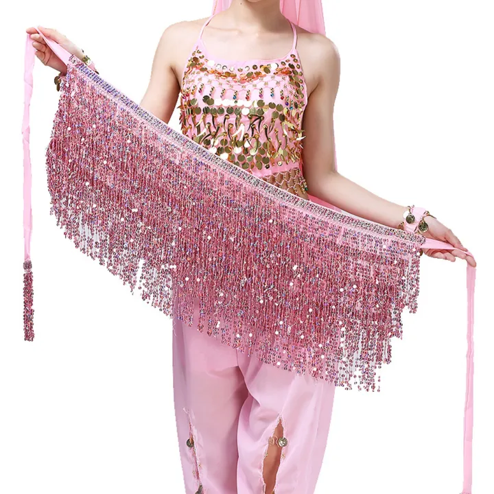 Yfashion%20Professional%20Belly%20Dance%20Skirt%20Hip%20Scarf%20With%20Tassel%20Latin%20Dance%20Hip%20Belt%20Performance%20Costume%20-%20Image%2010