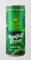 Sun Crush Carbonated Appifizz Green Drink 250ml. 