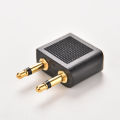 3.5mm Stereo AUX Jack 2 Male to 1 Female F Splitter Headphone Audio Adaptor 107 MJK. 