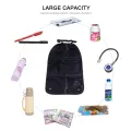 Car / Vehicle Back Seat Storage Bag / Multi Pocket Organizer Adjustable Seat Strap (cbso). 