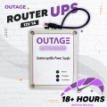 12V [EXTENDED] Uninterruptible Power Supply - Mini UPS/ Power Backup/ Battery Backup for 4G Fibre Router / Router UPS / DC UPS [OUTAGE HR-NPJ012-EXT] [12V 1A] [Made in Sri Lanka]. 