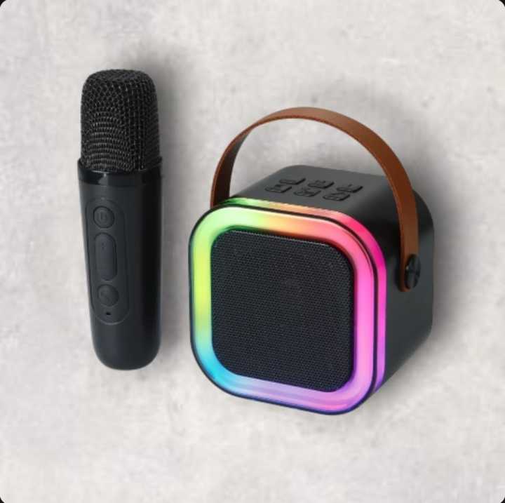 K12 Mini Bluetooth Karaoke Speaker With Wireless Microphone, Portable ...