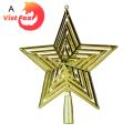 Vist Fox Pentagram Ornament Plastic Christmas Tree Top Star Ornaments. 