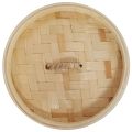3 Piece Set - Bamboo Steamer Basket - Dumpling & Bun Steamer - Great for Cooking, Buns, Dim Sum, Vegetables, Fish. 