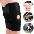 【SmartHorizon】1PC Adjustable Elastic Knee Support Brace Kneepad Patella Knee Pads Hole Sports Kneepad Safety Guard Strap Tool for Running. 