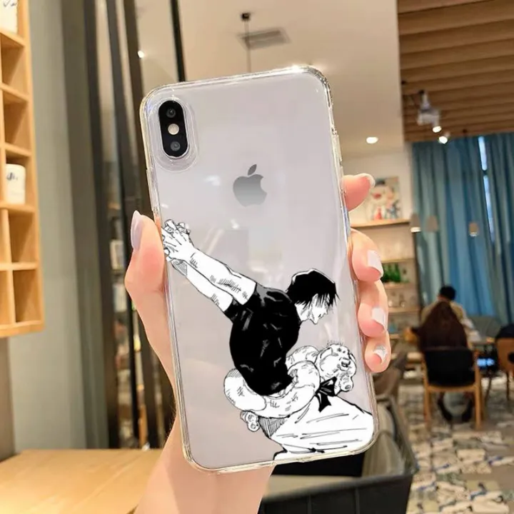 Toji%20Fushiguro%20Jujutsu%20Kaisen%20Phone%20Case%20For%20iPhone%2011%2012%20Mini%2013%2014%20Pro%20XS%20Max%20X%208%207%206s%20Plus%20SE%20XR%20Transparent%20Shell%20-%20Image%203