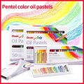 Pentel 12/16/25/36/50Colors Oil Pastel Crayon Graffiti Soft Oil Pastel Painting Pen for Artist Student Drawing Art Supplies. 