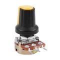 5pcs 10K OHM 3 Terminal Linear Taper Rotary Audio B Type Potentiometer. 