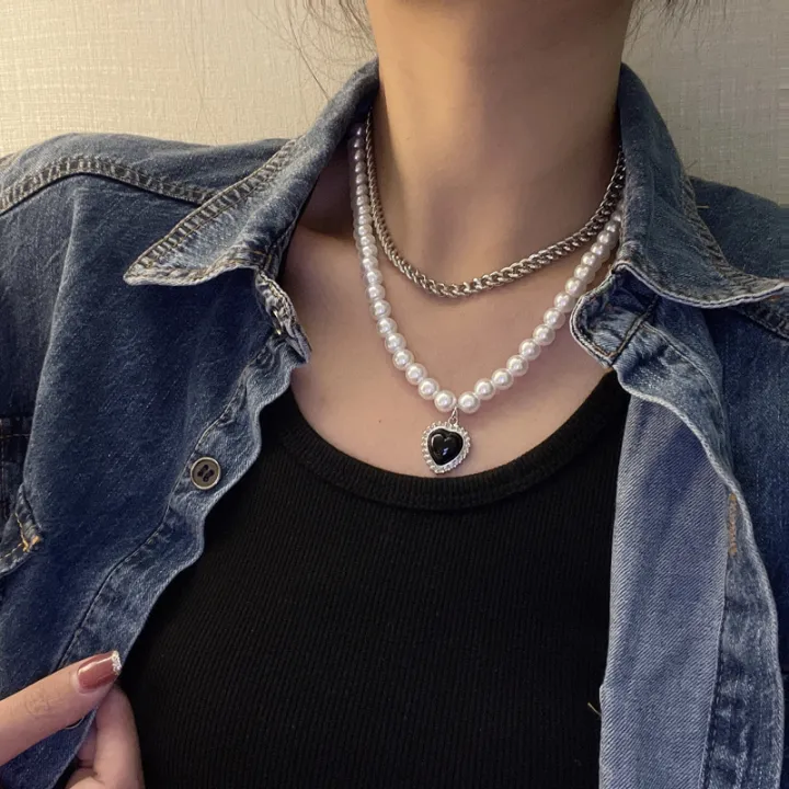 Double%20Layer%20Black%20Heart%20Pearl%20Chain%20Necklace%20for%20Women%20Egirl%20Kpop%20Choker%20Necklace%20Punk%20Hip%20Hop%20Heart%20Pendant%20Necklace%20Party%20Jewelry%20Gift%20-%20Image%202